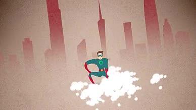 卡通超级英雄开场白视频的预览图